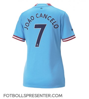 Manchester City Joao Cancelo #7 Hemma Matchtröja Dam 2022-23 Kortärmad